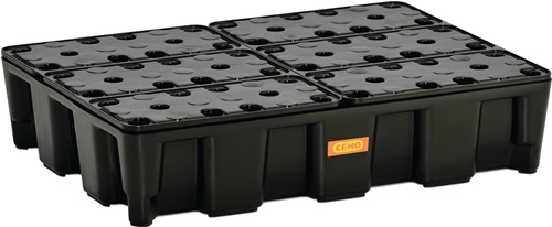 Auffangwanne 60l L800xB600xH180mm PE m.P