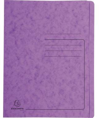 EXACOMPTA Schnellhefter Exacompta DIN A4 355g/m² Colorspankarton violett
