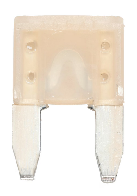 Flachstecksicherung MINI Silver 25 A I Weiss