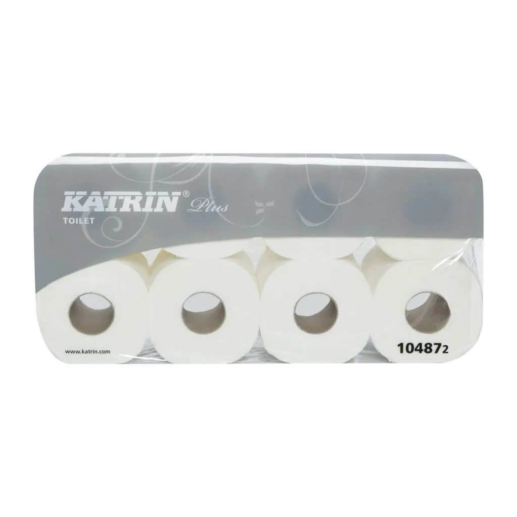 KATRIN Toilettenpapier weiss, 3-lagig (VE 48)