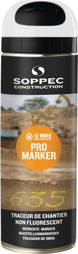 Baustellenmarkierspray Pro Marker weiß 5
