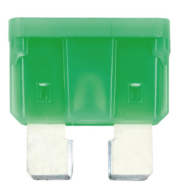 Flachstecksicherung ATO Silver 30 A I Grün