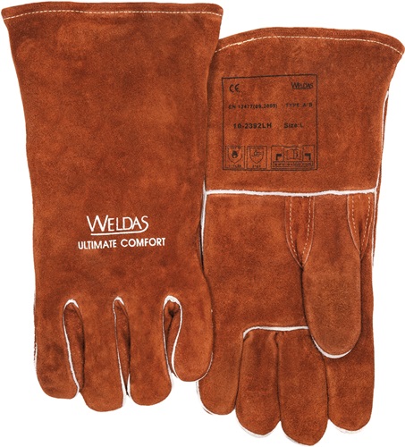 Schweißerhandschuhe Gr.L (9) braun Rinds