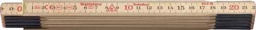 Gliedermaßstab 59-2-10 L.2m B.17mm mm/cm