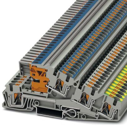 Installationsklemme PTI 4-PE/L/NT 32A 0,2-6qmm 3pot