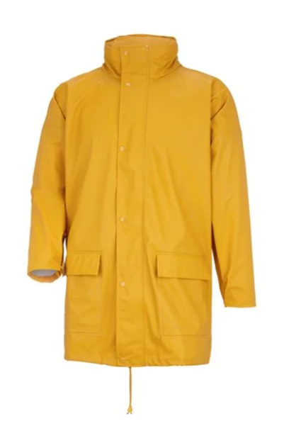 "Ungrund" Regenjacke Gelb