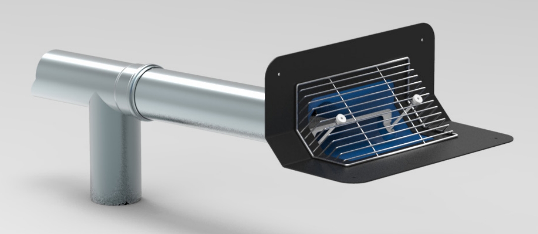 Grumbach Attika-Meso-2-Gully 100 Stromabzweig 3215 mit Keil Bitumen