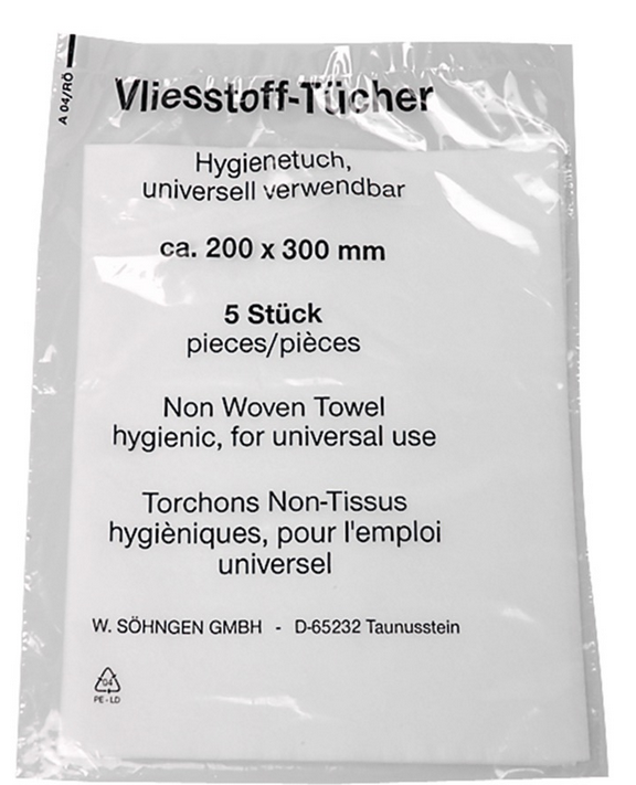 SÖHNGEN Vliestücher, 200 x 300mm, à 5 Stück I 1005007