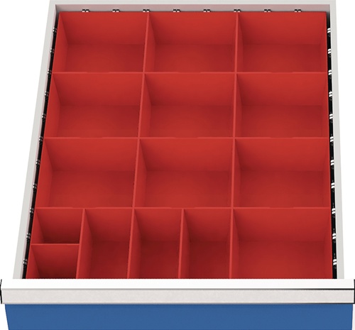 Schubladenunterteilungsmaterial Front-H.