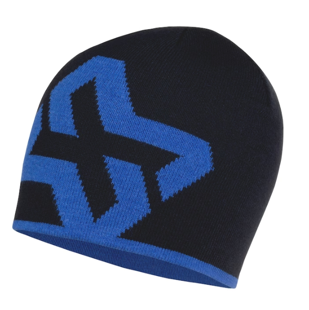 Mütze Stretch Evolution | Schwarz/Royalblau