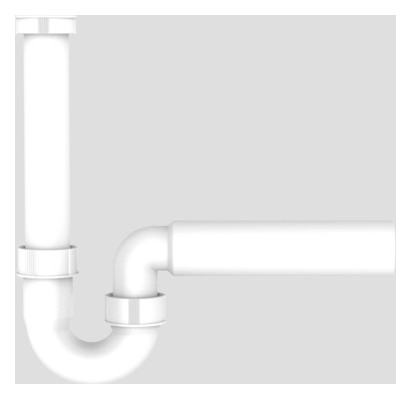 Röhrengeruchsverschluss 1 1/2" x 50