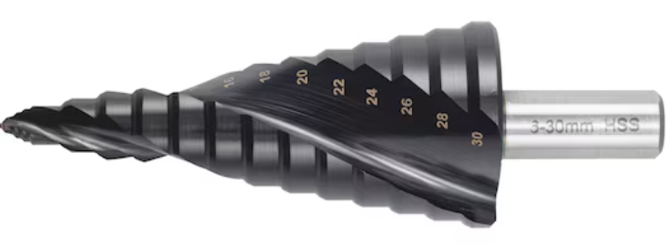 Ø 5,3-38,5 mm Spiralstufenbohrer HSS AlTiN SMART STEP