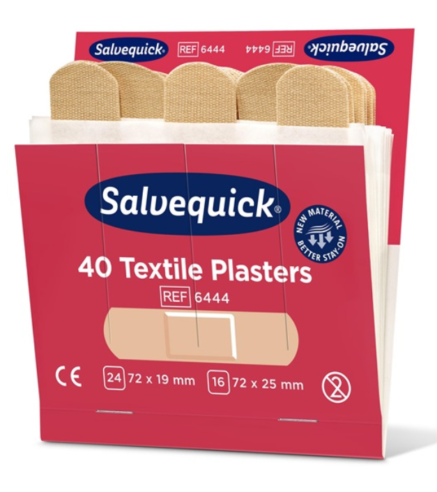 Pflasterstrips Salvequick elastisch 6 Nachfüllpack je 40 St.SALVEQUICK