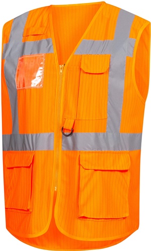 Warnweste 7118 Gr.2XL neonorange EN ISO