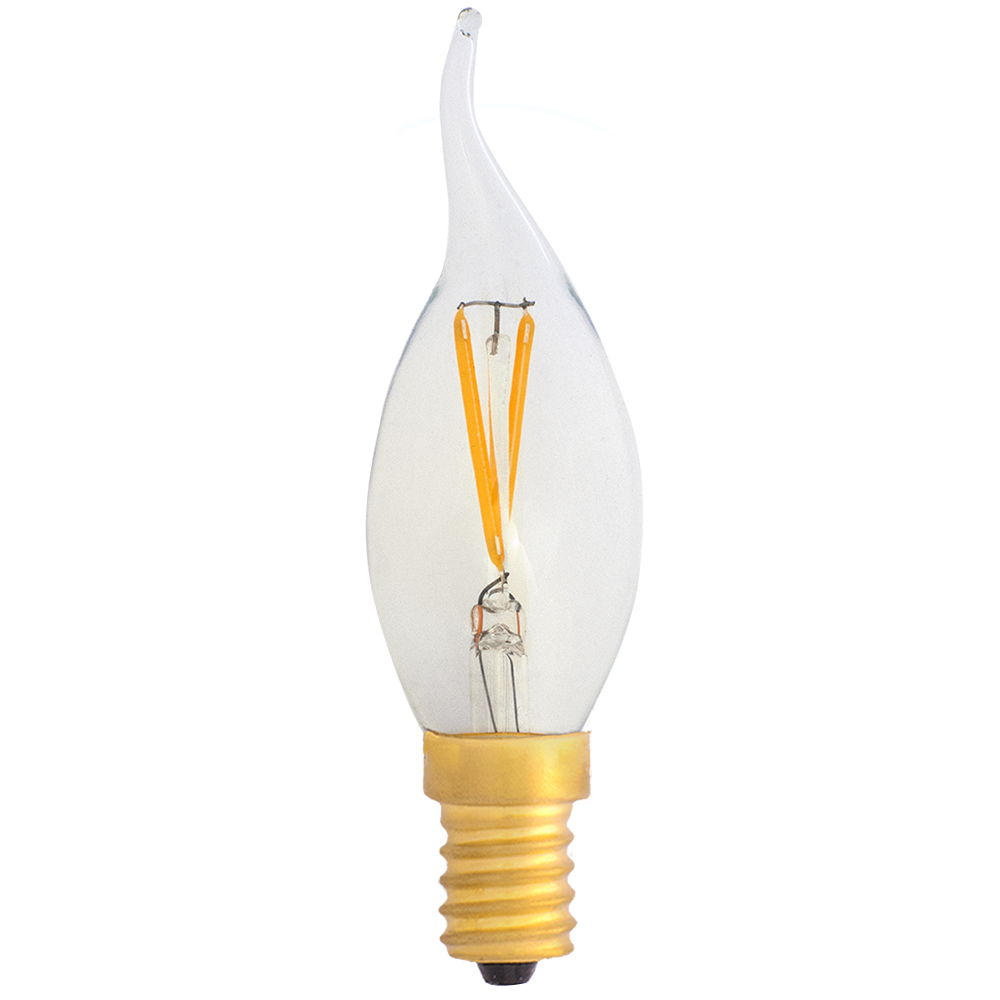 LED-Leuchtmittel Flame C35 E14 2W