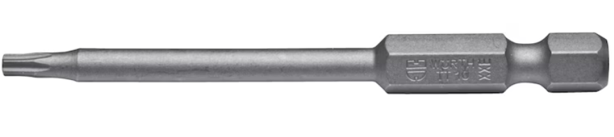 Bit TX15 E 6,3 (1/4 Zoll) mit Bohrung