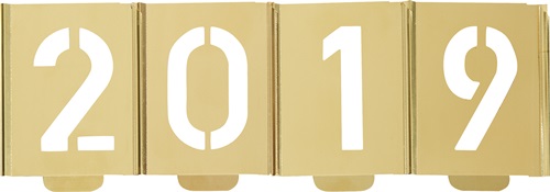 Signierschablonensatz 327 Zahlen 0-9 Sch