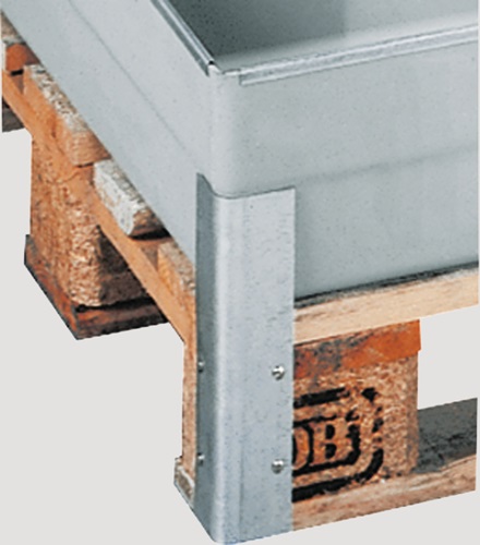 Befestigungswinkel z.Verbinden v.GFK-Auf