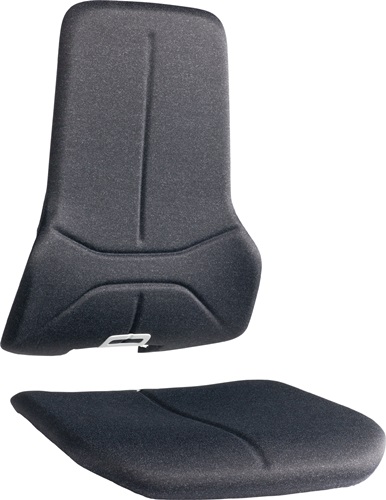 Wechselpolster Stoff schwarz f.Sitz u.Rü
