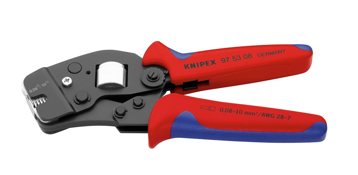 190 mm Selbsteinstellende Crimpzange für Aderendhülsen von Knipex