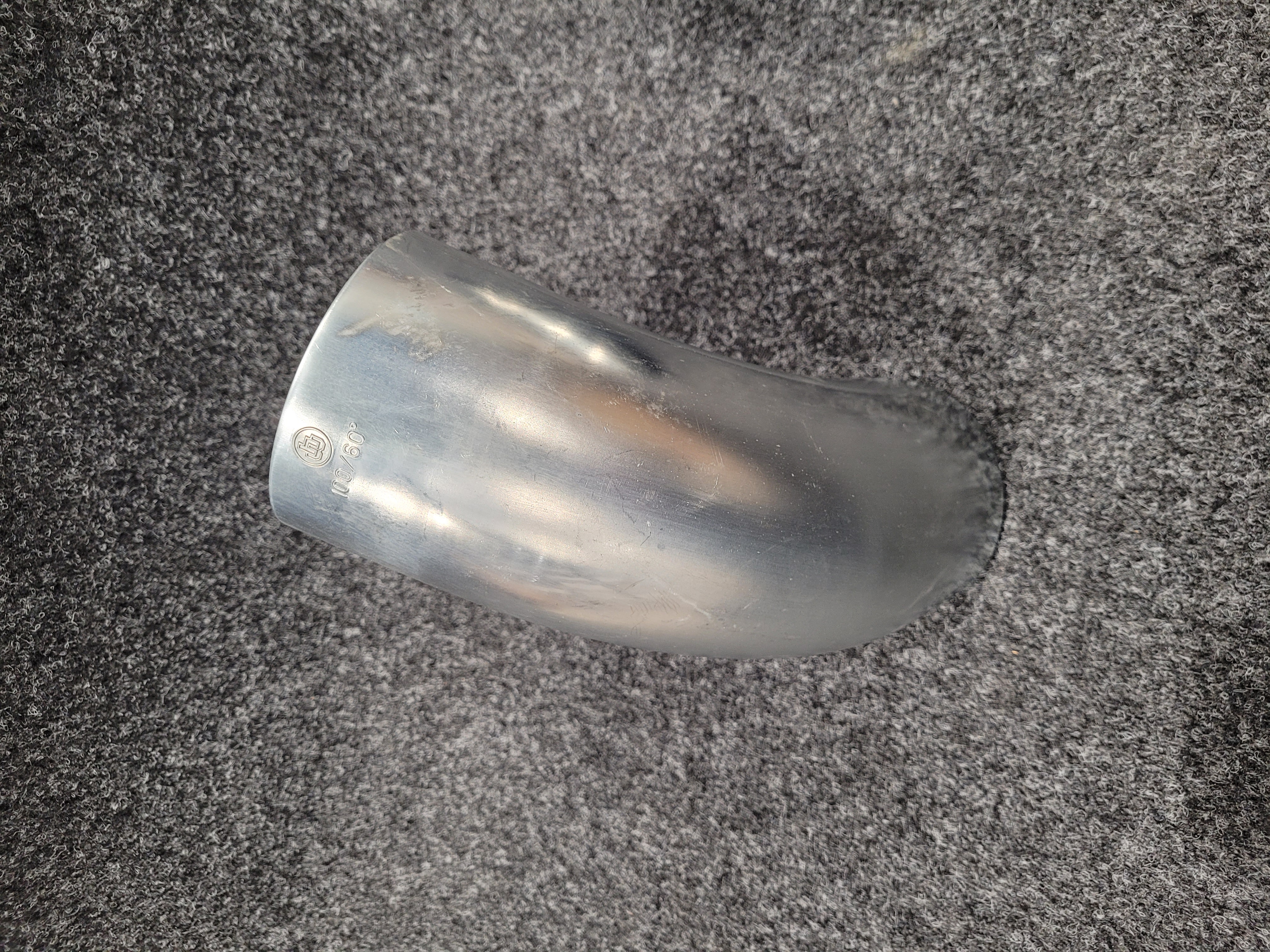 Zink-Fallrohrbogen 100 mm 6-tlg 60 Grad