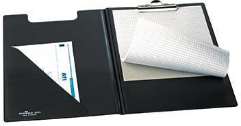 DURABLE Klemmbrettmappe DURABLE 24 x 33 cm (B x H) Kunststoff/Karton schwarz