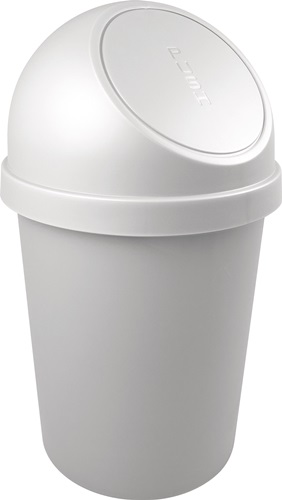 Abfallbehälter H700xØ403mm 45l lichtgrau