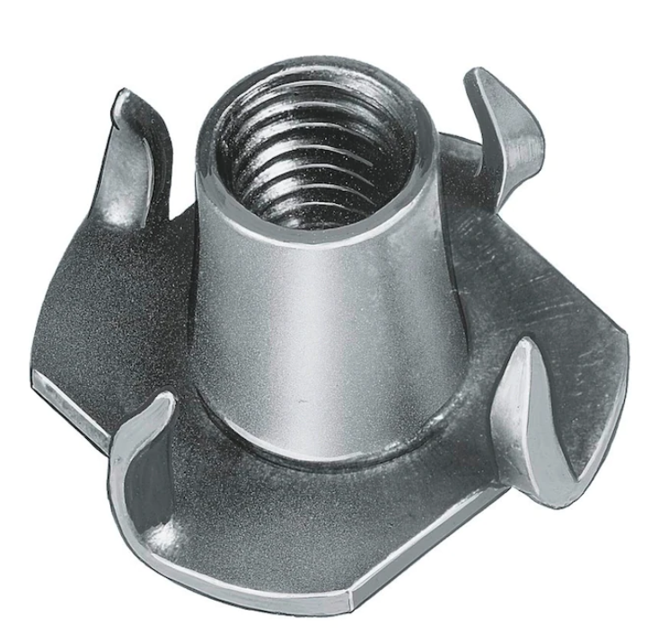 M5 (H: 8 mm) Einschlagmutter verzinkt mit Einschlagspitze