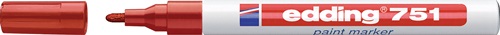 Lackmarker 751 rot Strich-B.1-2mm Rundsp