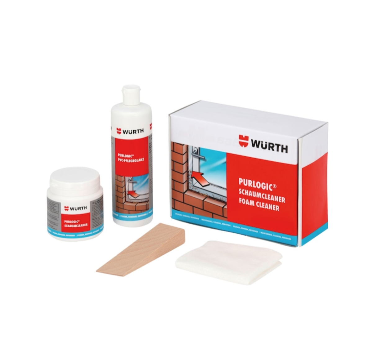 Würth PU Schaumreiniger SET, PURLOGIC