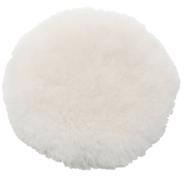 Ø80 mm Lammfell-Polierpad, weiss
