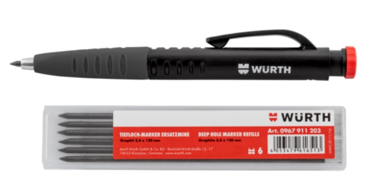 2 in 1 Druckbleistift und Tiefloch-Marker-Set