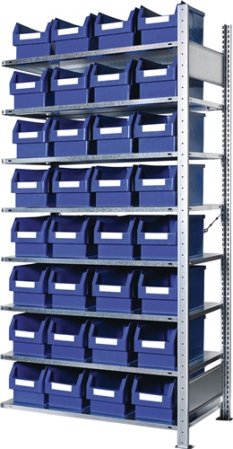 Steckregal H2000xB1000xT400mm Anbauregal