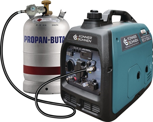 DIMAX Inverter-Stromerzeuger KS 3100iG S 2,8 kW Benzin/Gas