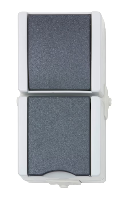 AP-Feuchtraum Universalschalter / Steckdose Senkrecht