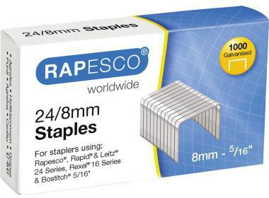 RAPESCO Heftklammer RAPESCO 24/8 Rapesco® Rapid® Novus® Leitz® 24 Series Swingline® Boston® Stahl verzinkt 1.000 St./Pack.