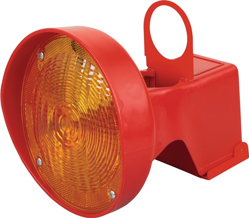 Leitkegel-LED-Leuchte ConeFix gelb eins.