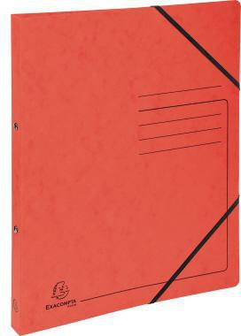 EXACOMPTA Ringbuch Exacompta DIN A4 Colorspankarton rot Exacompta DIN A4 Colorspankarton rot