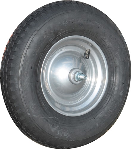 Luftrad D.400mm Radbreite 100mm m.Schlau