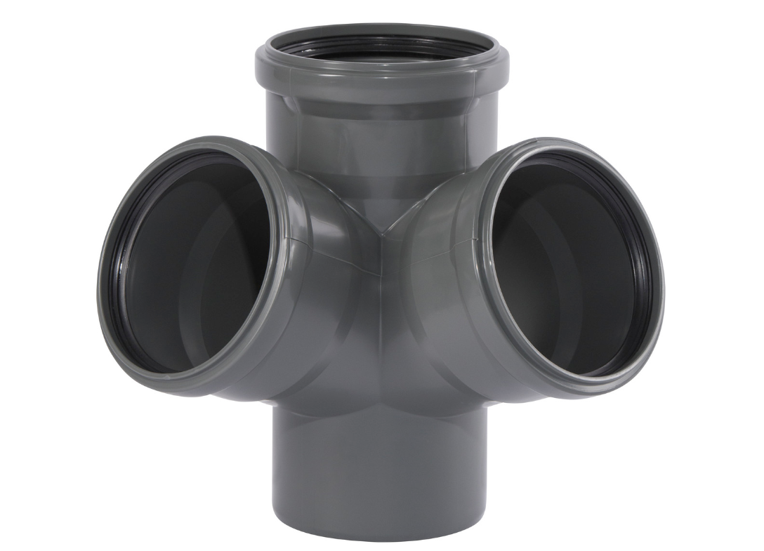 Eck-Abzweig DN 110-110-110 67°