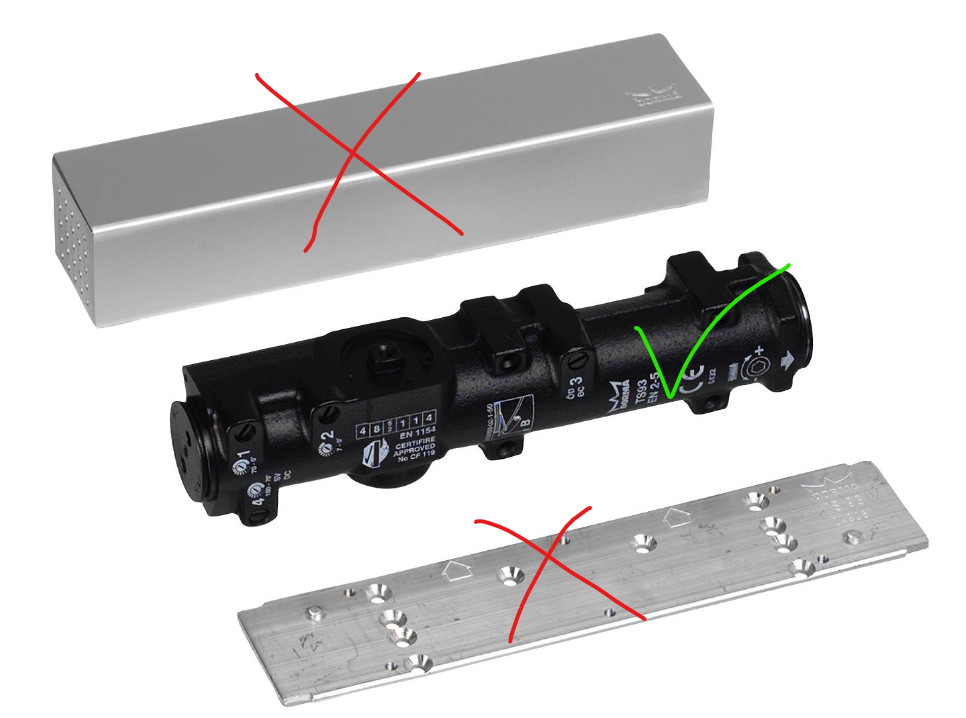 DORMAKABA Türschließer TS 93 B (Mechanik) I LL4043
