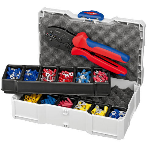KNIPEX 13-teilig Crimp-Sortiment Für Kabelverbinder