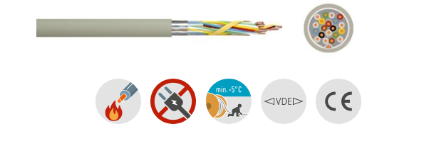 0,8 /20 Telefonkabel im Zuschnitt