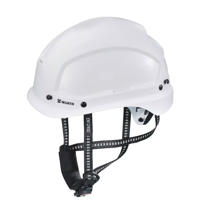 Höhenarbeitshelm von Würth mit Zertifikat