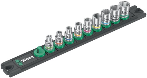 Steckschlüsseleinsatzset 4 Zyklop 9-tlg.