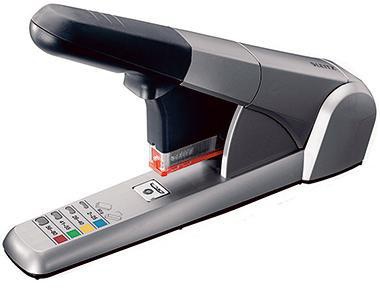 LEITZ Blockheftgerät Leitz K6-K12 fest 80 Bl. (80 g/m²) Metall/Kunststoff silber