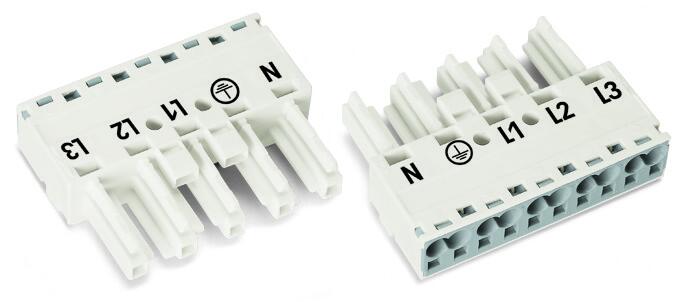 Wago Buchse 770-225 weiß