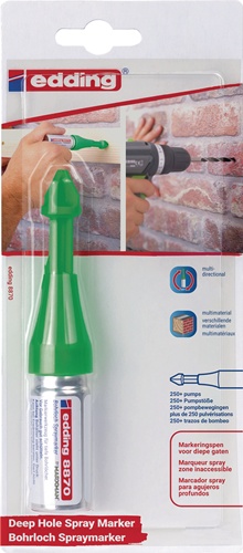 Bohrloch-Spraymarker 8870 neongrün Düse