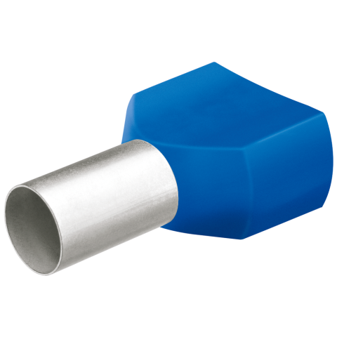 2 x 16,0 mm² KNIPEX Twin-Aderendhülsen Mit Kunststoffkragen