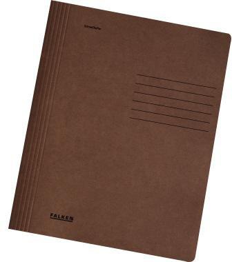 FALKEN Schnellhefter Falken DIN A4 240g/m² Manilakarton recycelt dunkelbraun